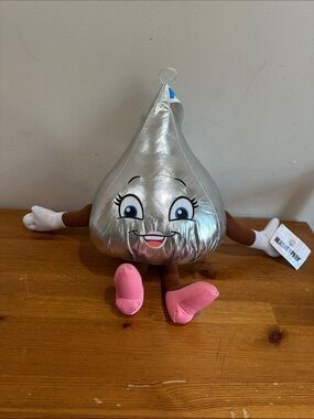 Silver Hershey Kiss Plush Stuffed Toy - Kids Stuffed Animal